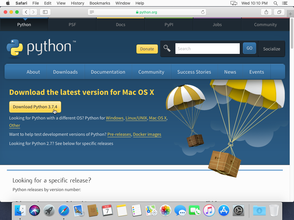 install python 3.7 mac m1